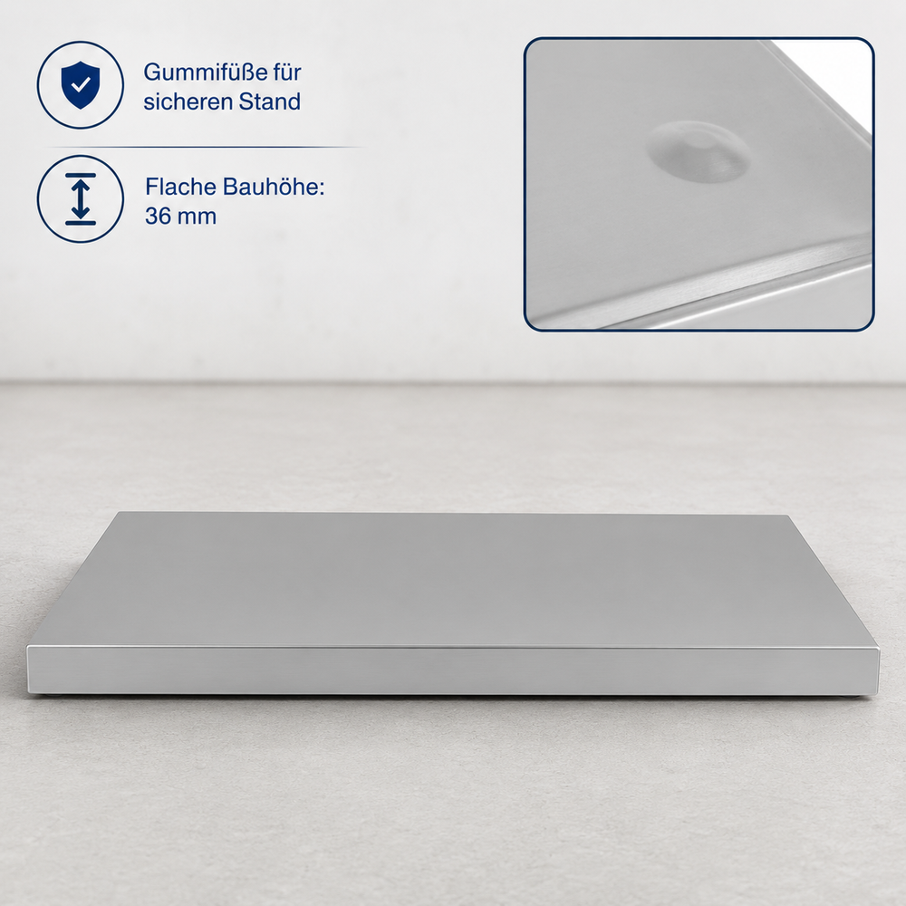 SARO Kühl-Servierplatte STAY COOL 1/1 GN – integrierte Kühlakkus