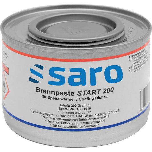 SARO Brennpaste START 200, 200-Gramm-Dose SARO