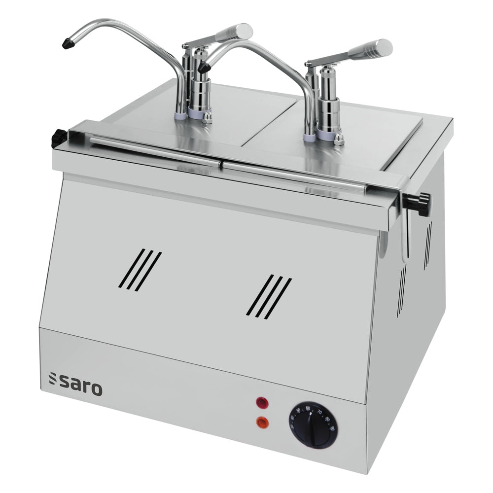 SARO Bainmarie 2X1/4 GN 200 mit Dispenser BM-0214 SARO