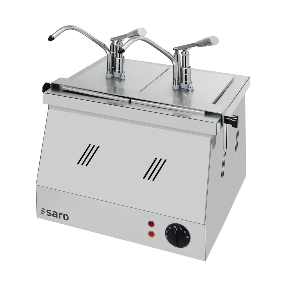 SARO Bainmarie 2X1/4 GN 200 mit Dispenser BM-0214 SARO