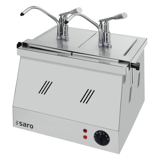 SARO Bainmarie 2X1/4 GN 200 mit Dispenser BM-0214 SARO