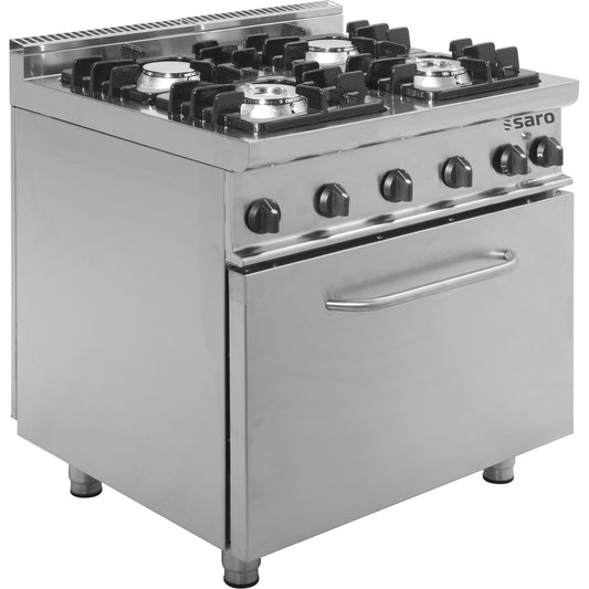 SARO Gasherd mit Elektrobackofen Modell E7/KUPG4LE SARO