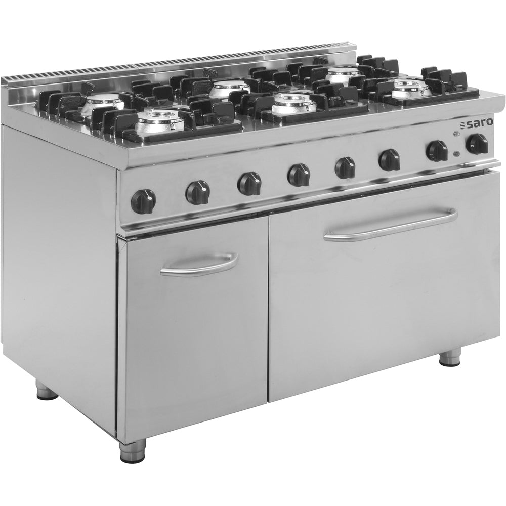 SARO Gasherd mit Elektrobackofen Modell E7/KUPG6LE SARO