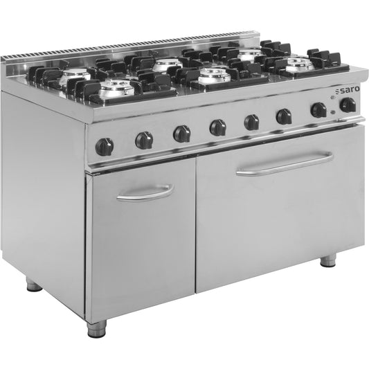 SARO Gasherd mit Elektrobackofen Modell E7/KUPG6LE SARO