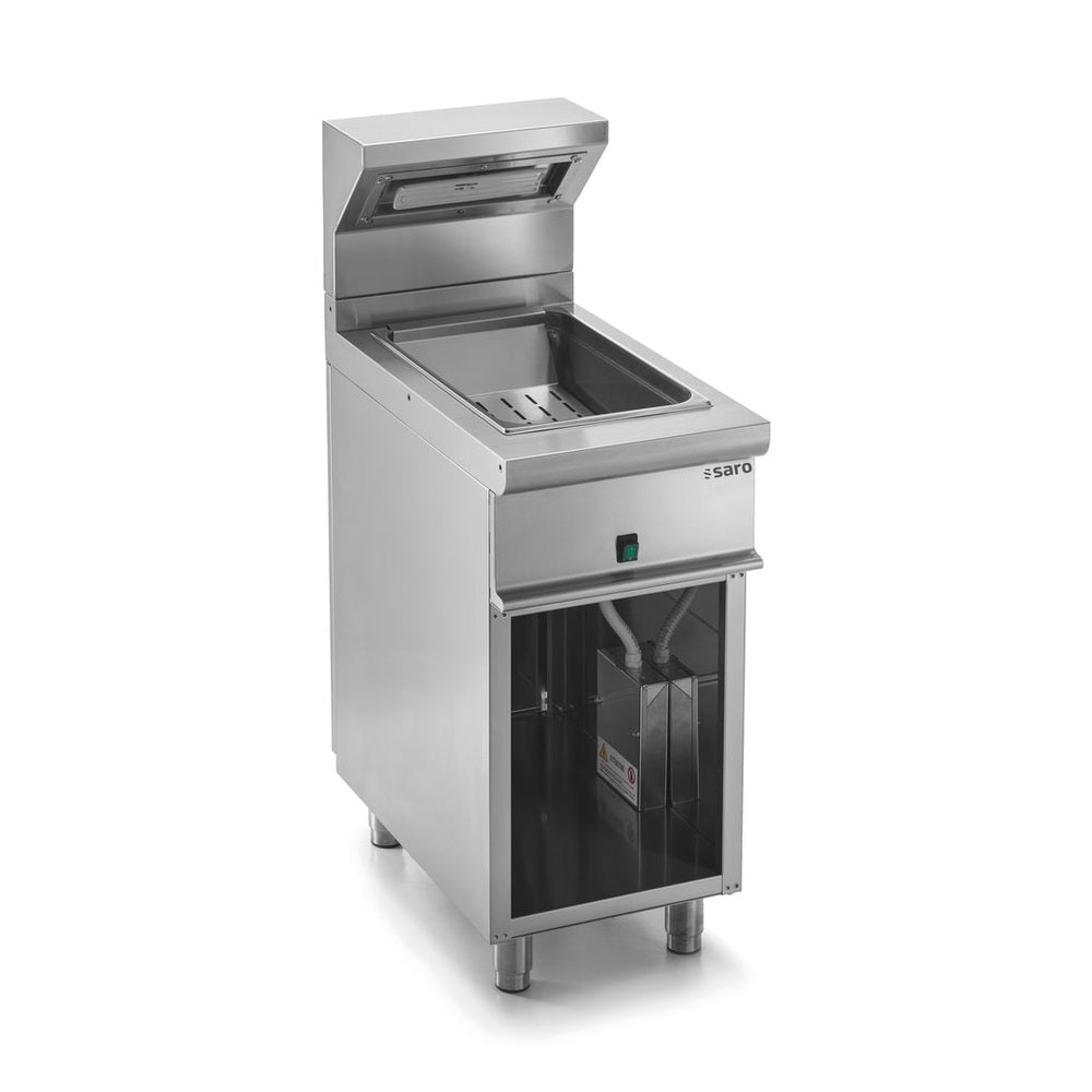 SARO Pommeswärmer mit offenem Unterbau Modell E7/SPE40BA SARO