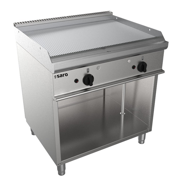 SARO Gas-Griddleplatte mit offenem Unterbau, Modell E7/KTG2BAR SARO