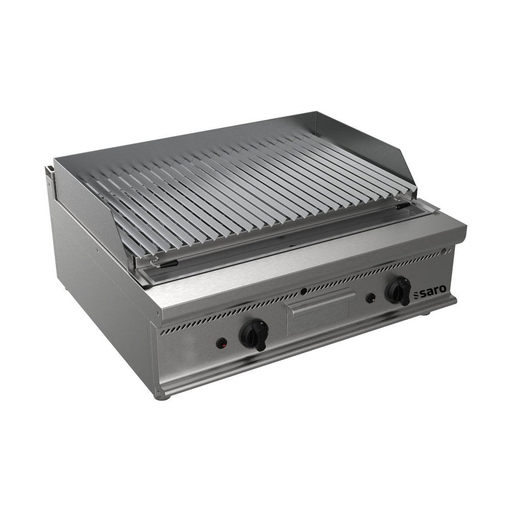 SARO Gas-Lavasteingrill Tischmodell E7/BS2BB SARO