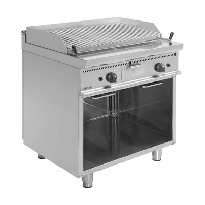 SARO Gas Lava Rock Grill E7/BS2BA – Display Model, 800 mm, 16 kW
