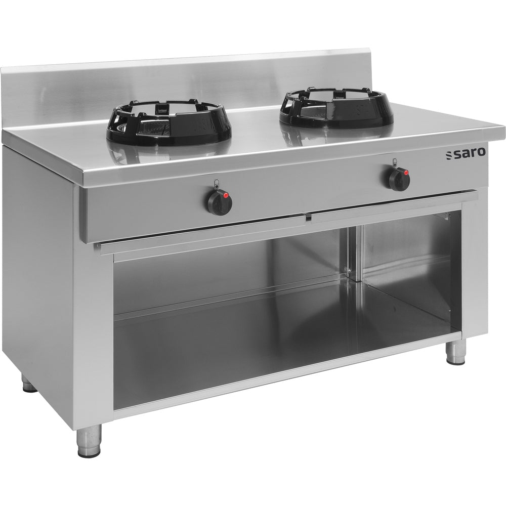 SARO Wok-Gasherd mit offenem Unterbau Modell CC/02 SARO