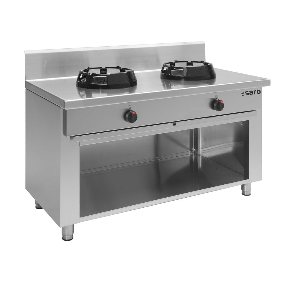 SARO Wok-Gasherd mit offenem Unterbau Modell CC/02 SARO