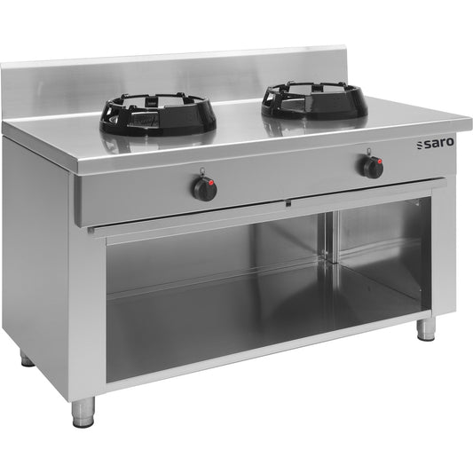 SARO Wok-Gasherd mit offenem Unterbau Modell CC/02 SARO
