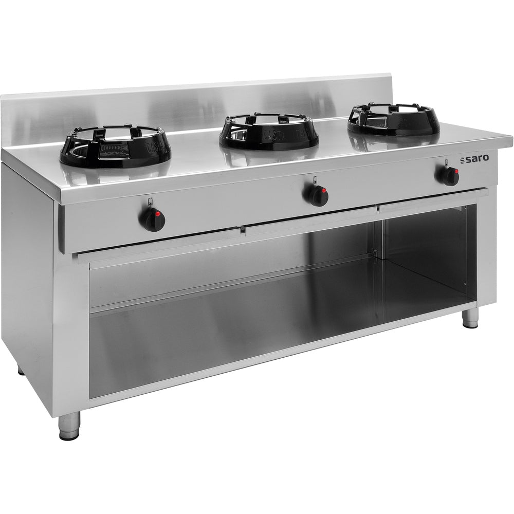 SARO Wok-Gasherd mit offenem Unterbau Modell CC/03 SARO