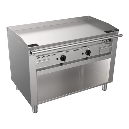 SARO Gas-Teppanyakigrill offenem Unterbau Modell TEB2/120 G SARO