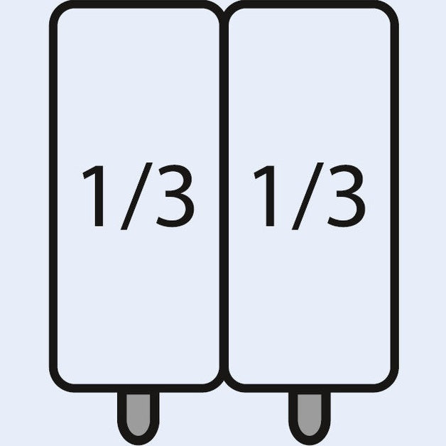 SARO E7/CPCEXC Nudelkorb-Set: 2 x 1/3 GN SARO
