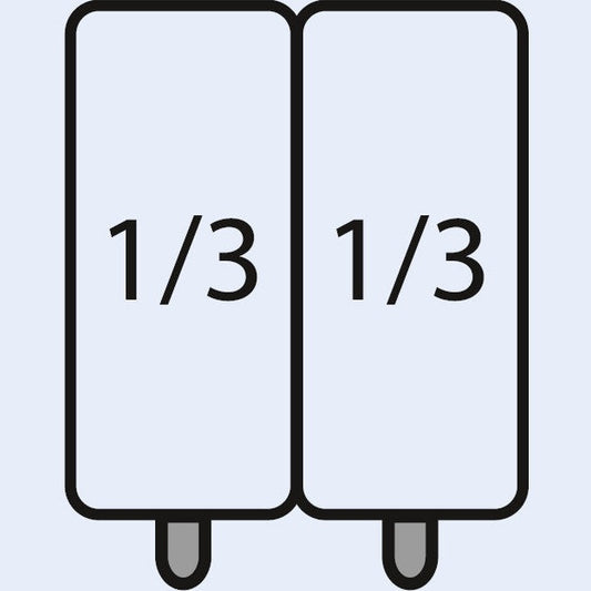 SARO E7/CPCEXC Nudelkorb-Set: 2 x 1/3 GN SARO