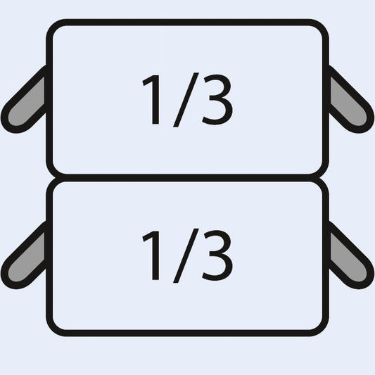 SARO E7/CPCEXE Nudelkorb-Set: 2 x 1/3 GN SARO