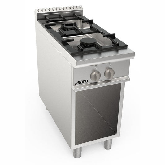 SARO Gasherd offener Unterbau 2 Brenner Modell LQ / CUG2BA SARO
