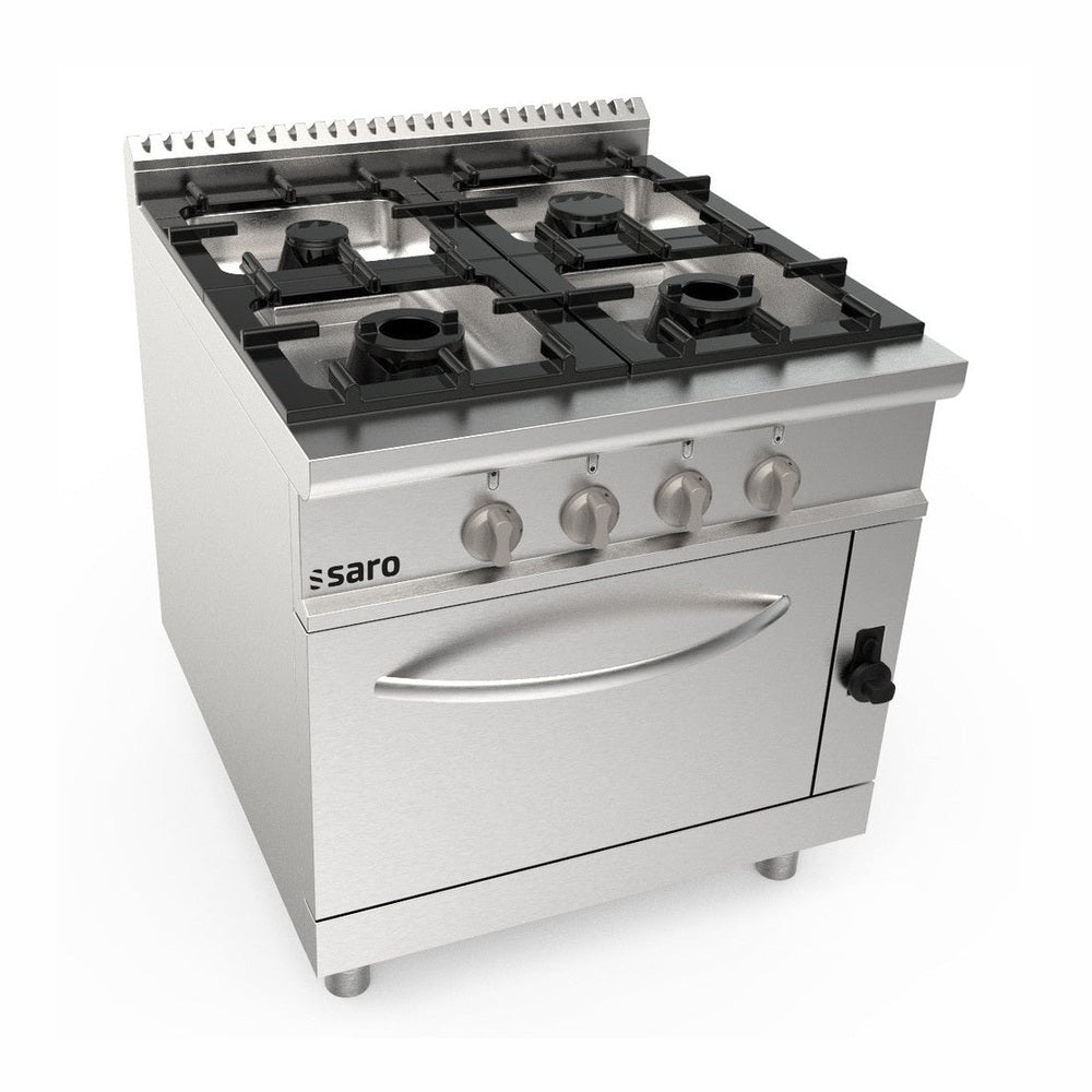 SARO Gasherd + Gasofen 4 Brenner Modell LQ / CUG4NG SARO