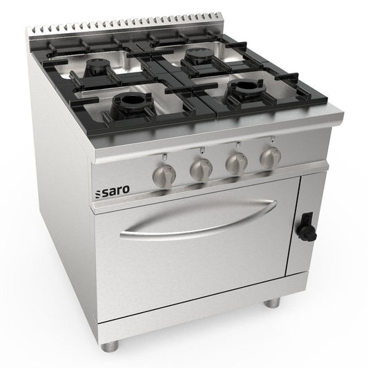 SARO Gasherd + Gasofen 4 Brenner Modell LQ / CUG4NG SARO