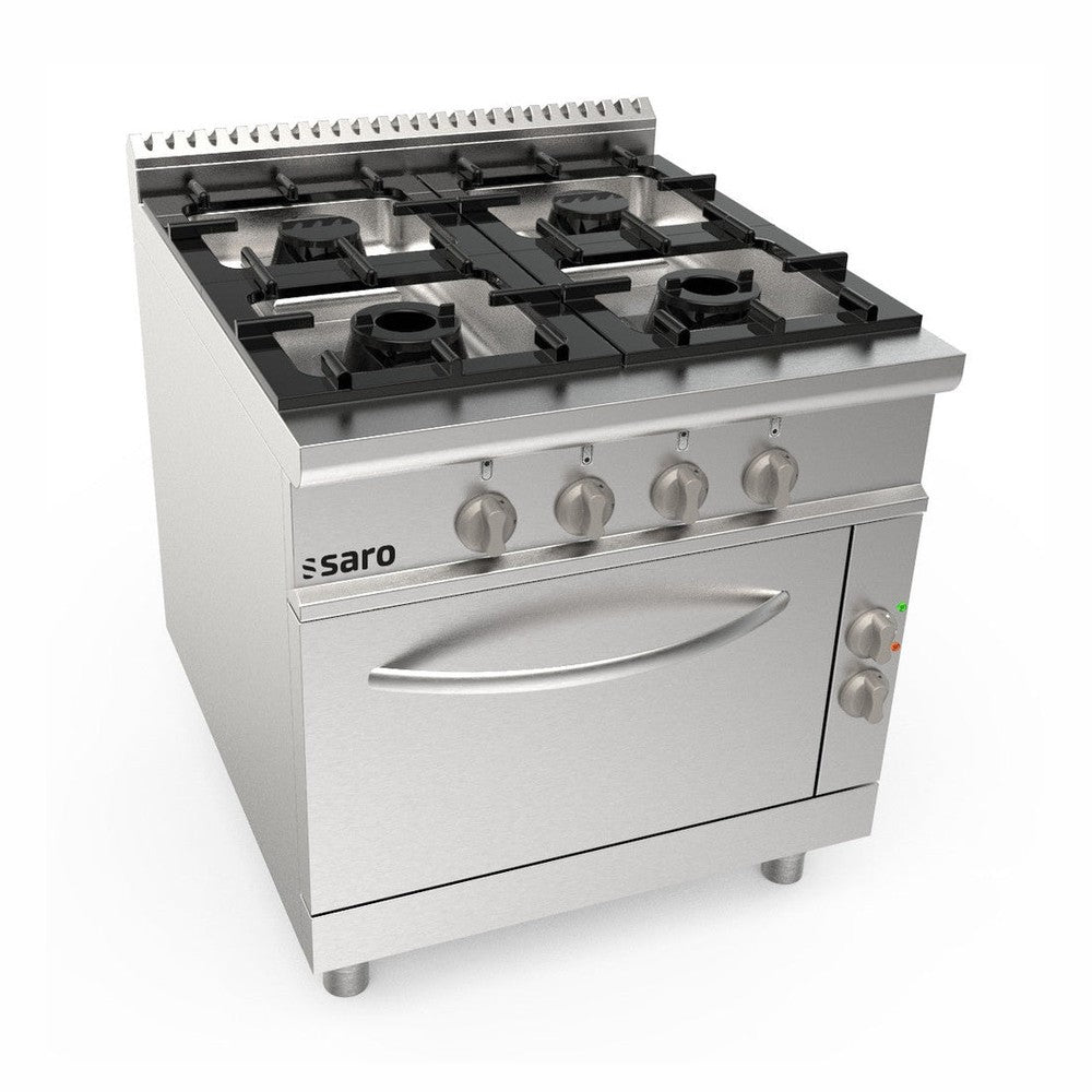 SARO Gasherd +Elektroofen 4 Brenner Modell LQ / CUG4NE SARO