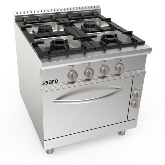 SARO Gasherd +Elektroofen 4 Brenner Modell LQ / CUG4NE SARO