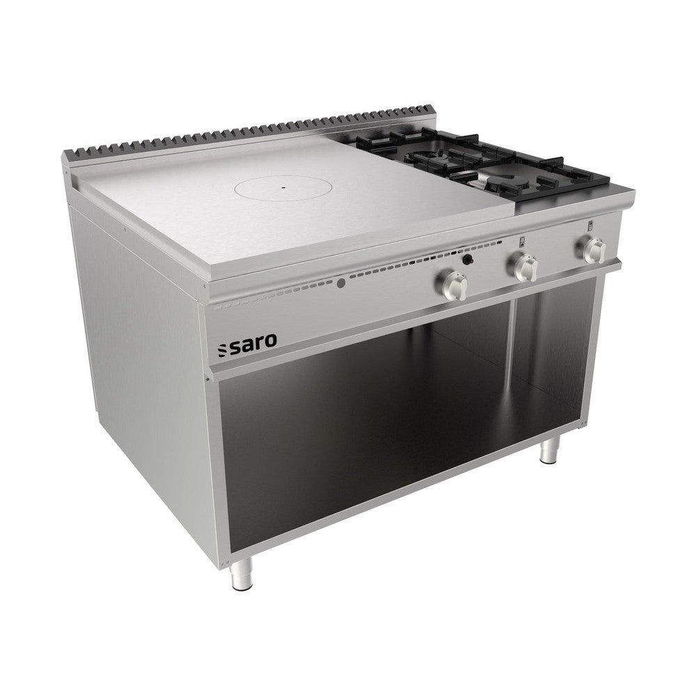 SARO Glühplattenherd offener Unterbau +2 Brenner Modell LQ / TPG6BA SARO