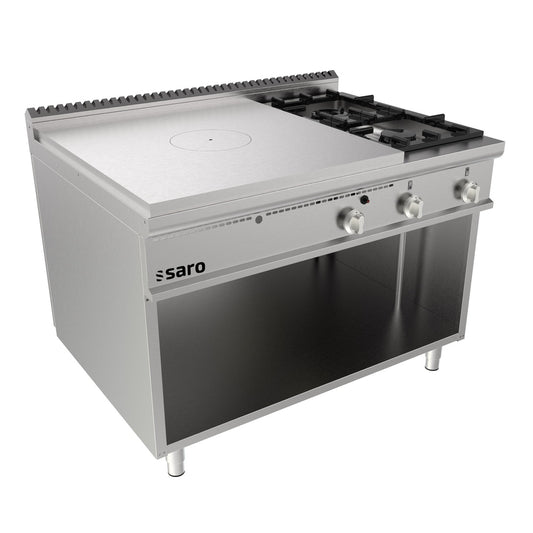 SARO Glühplattenherd offener Unterbau +2 Brenner Modell LQ / TPG6BA SARO