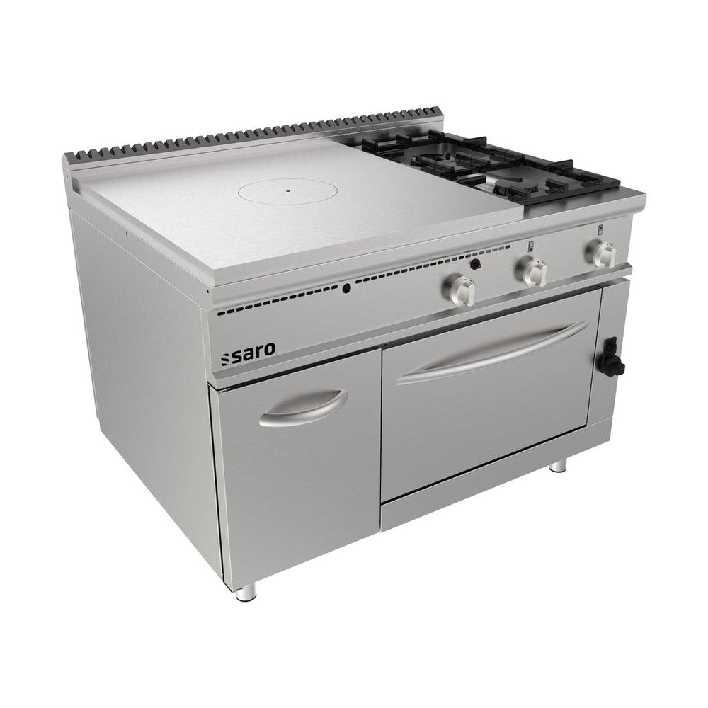SARO Glühplattenherd Gasofen+ 2 Brenner +Tür Modell LQ / TPG6LO SARO