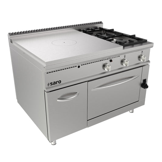 SARO Glühplattenherd Gasofen+ 2 Brenner +Tür Modell LQ / TPG6LO SARO