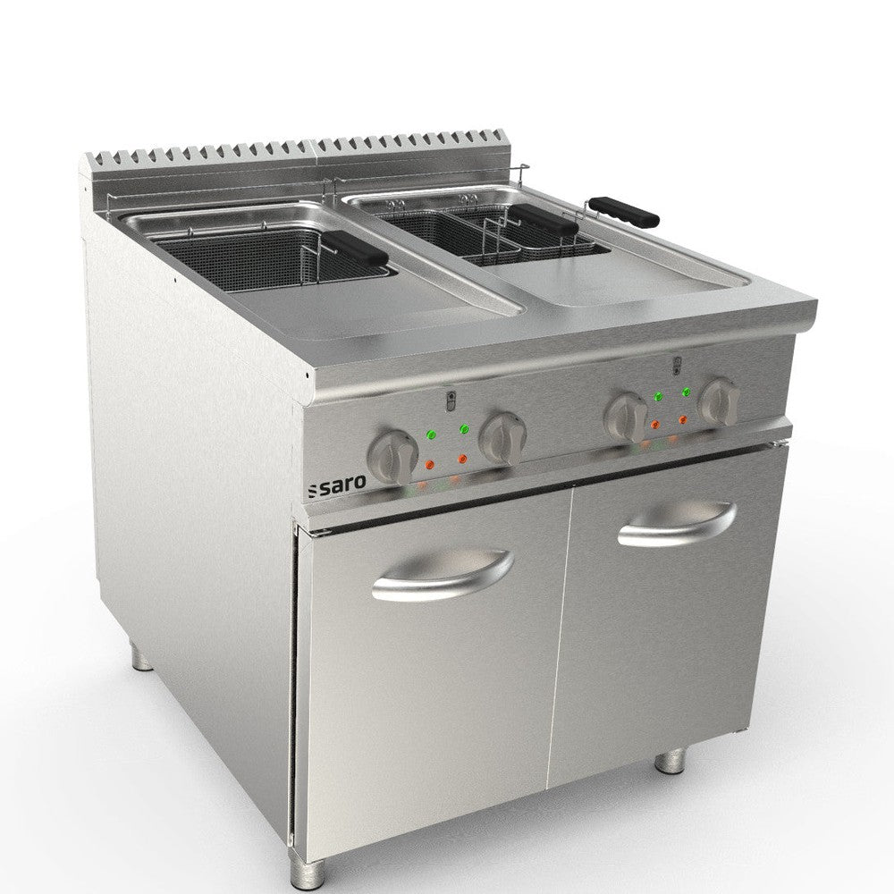 SARO Elektrofritteuse 2 x 21 Liter Modell LQ / FRE2V21 SARO
