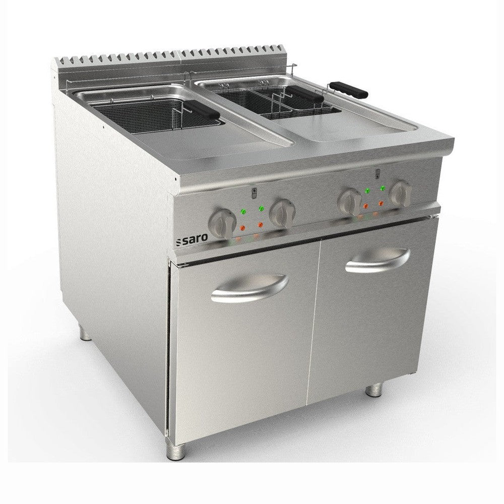 SARO Elektrofritteuse 2 x 21 Liter Modell LQ / FRE2V21 SARO