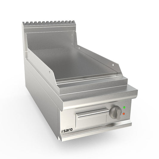 SARO Elektrogriddleplatte 400 mm breit Tisch glatt Modell LQ / FTE2BBLK SARO