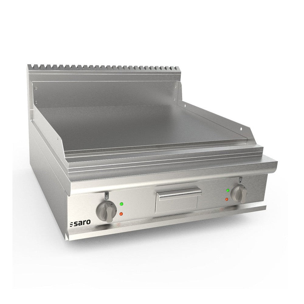 SARO Elektrogriddleplatte 800 mm breit Tisch glatt Modell LQ / FTE4BBL SARO