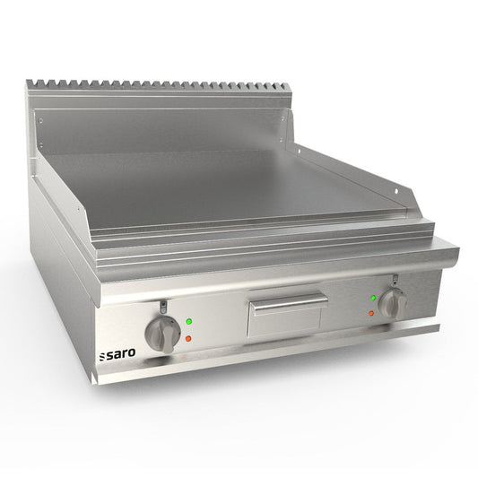SARO Elektrogriddleplatte 800 mm breit Tisch glatt Modell LQ / FTE4BBL SARO