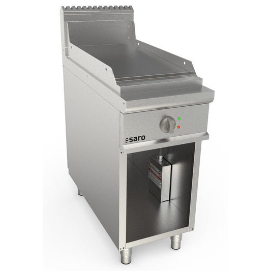 SARO Elektrogriddleplatte 400 mm breit Stand glatt Modell LQ / FTE2BAL SARO