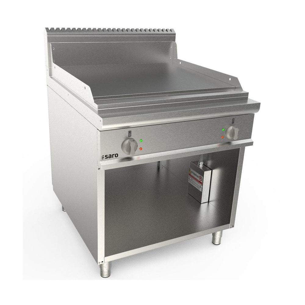 SARO Elektrogriddleplatte 800 mm breit Stand glatt Modell LQ / FTG4BAL SARO