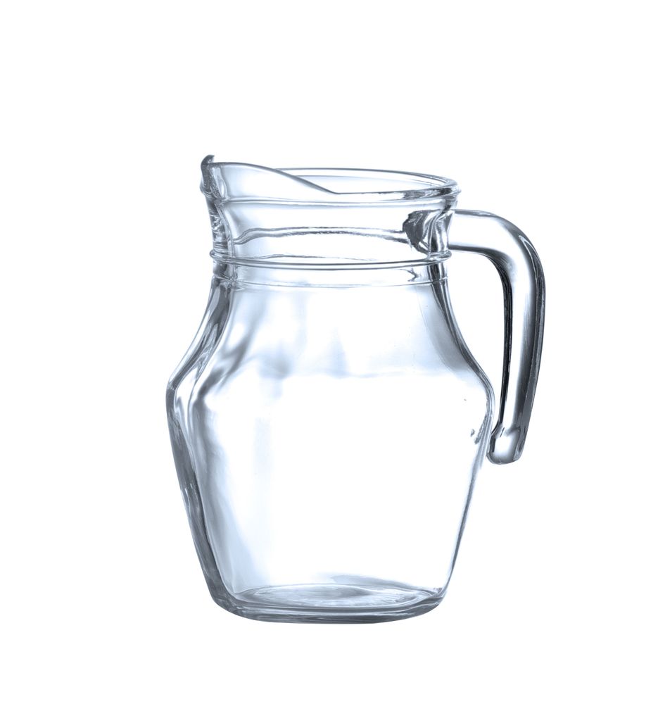 HENDI Glaskrug 0,5 l – mit Griff und Ausguss