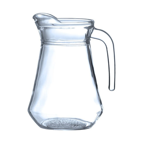 HENDI Glaskrug 1,3 l – mit Griff und Ausguss