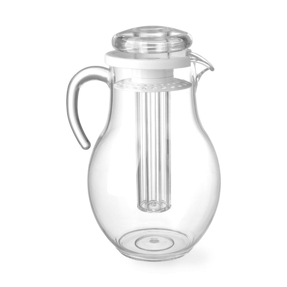 HENDI Krug mit Eiszylinder – 3 L, SAN-Kunststoff HENDI