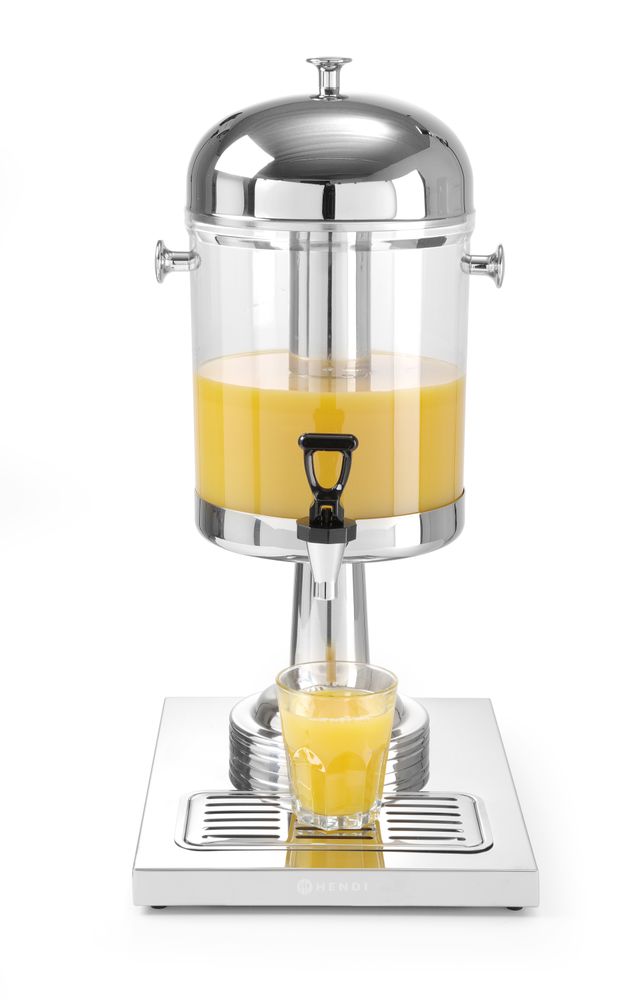 HENDI Saftspender – 8 L, mit Eiszylinder