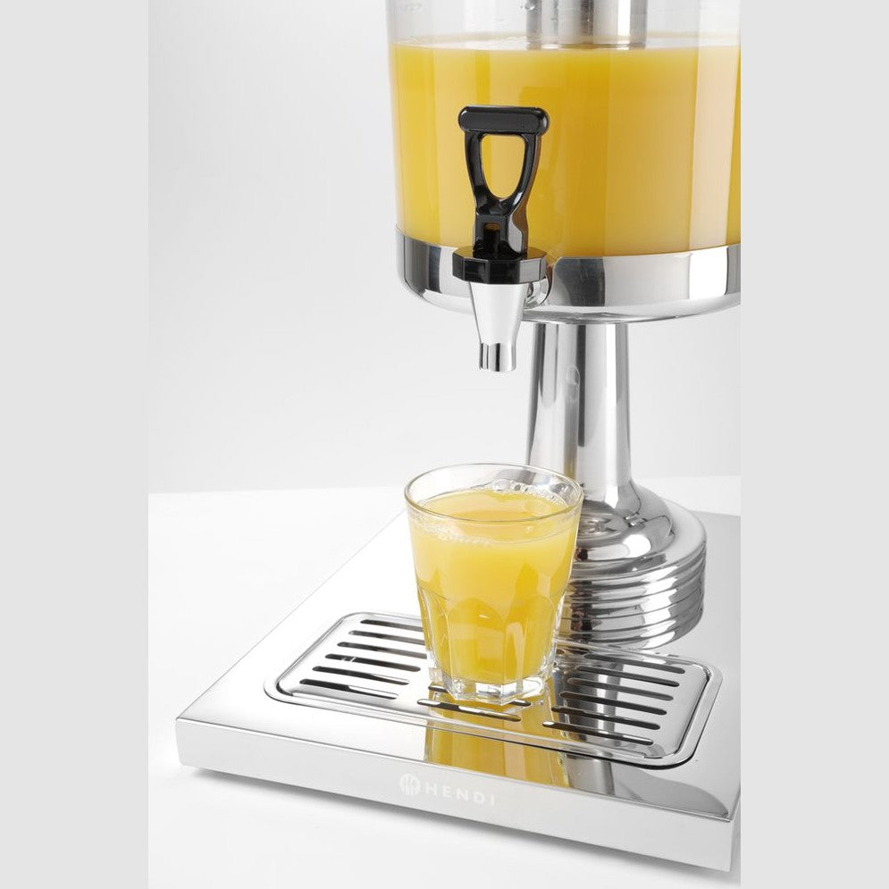 HENDI Saftspender – 8 L, mit Eiszylinder HENDI