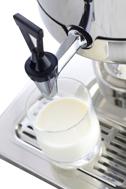 HENDI Milchspender – 10,5 L, mit Eiszylinder