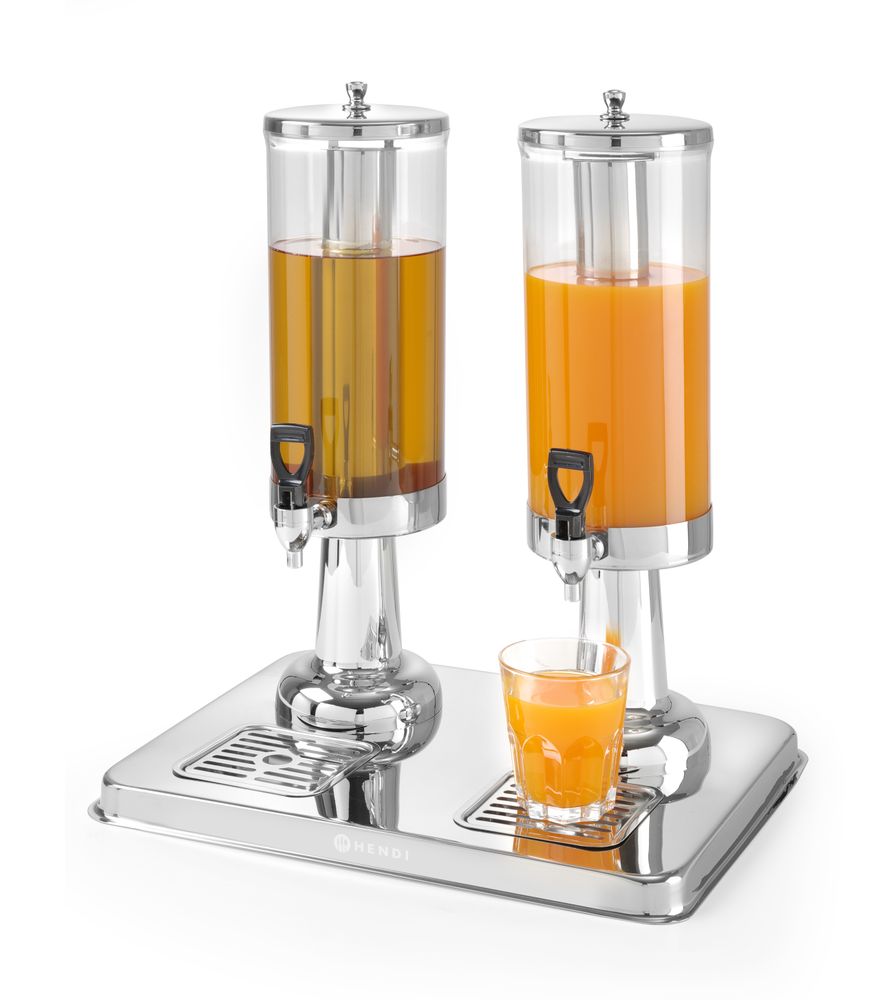HENDI Saftspender – 6 L, mit Eiszylinder