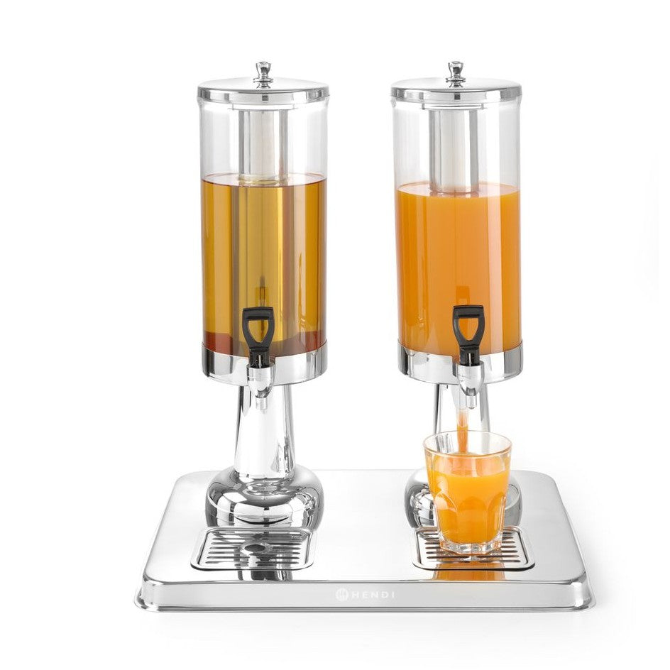 HENDI Saftspender – 6 L, mit Eiszylinder HENDI