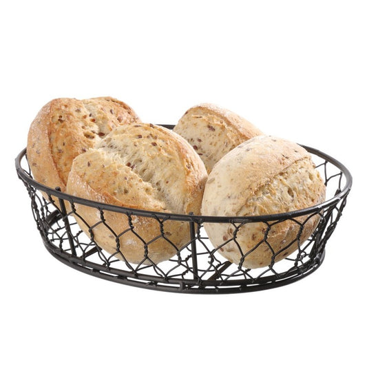 Drahtkorb Basic, oval, HENDI, 230x180x H 60mm HENDI