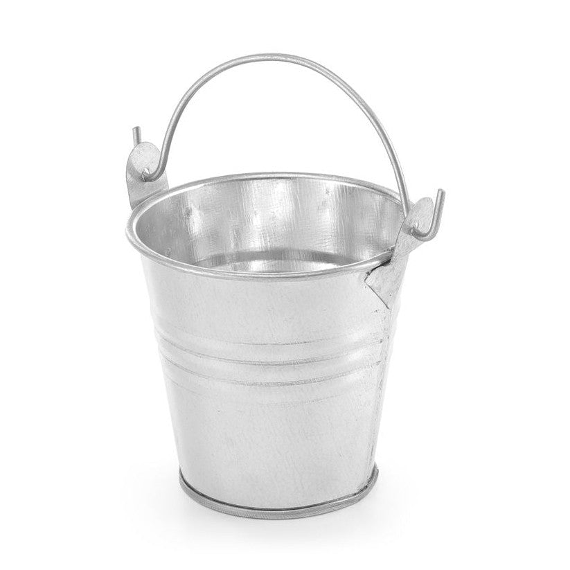 HENDI Mini-Eimer mit Griff – verzinkt, Ø70 × H65 mm HENDI