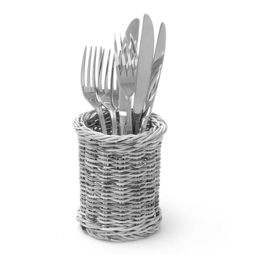 HENDI Besteckkorb rund – Ø 100 mm, Hellgrau HENDI