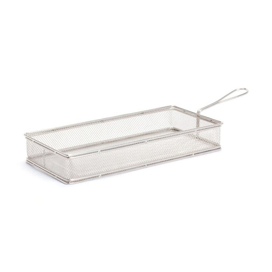 HENDI Miniatur-Snack-Frittierkorb – 255 × 135 mm, Edelstahl HENDI