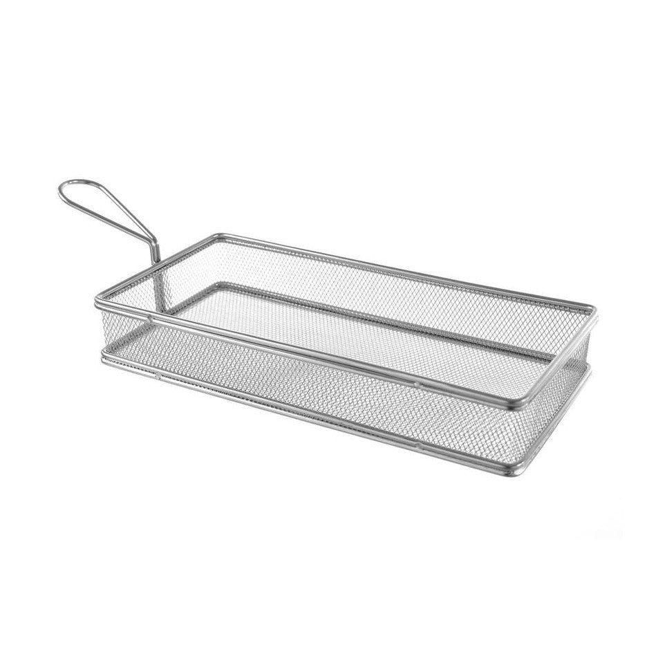 HENDI Miniatur-Snack-Frittierkorb – 255 × 135 mm, Edelstahl HENDI