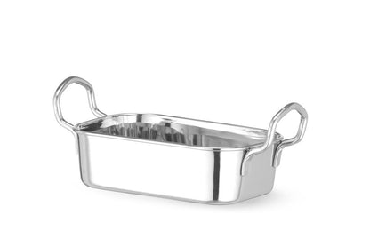 HENDI Miniatur-Snack-Pfanne – 196 × 95 mm, Edelstahl